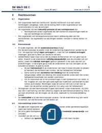 VWO M&O Management en Organisatie samenvatting hoofdstukken 9-16, 21-29 voor EINDEXAMEN