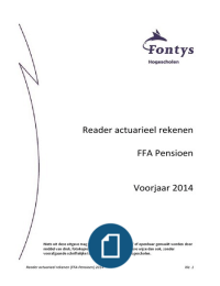Reader Actuarieel rekenen