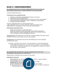 Onderwijskunde Blok 2