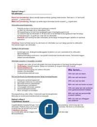 Onderwijskunde Blok 4