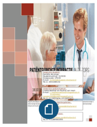 Plan van aanpak onderzoek over patiëntgerichte zorg 