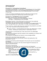 Omgevingsanalyse Hfd&period; 9 Consumenten