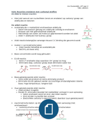 Organic Chemistry H26 samenvatting