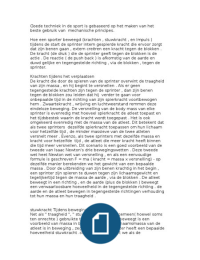 Sport mechanics for coaches samenvatting nederlands h3, ALO