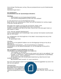 Tachtig Jaar Oorlog aantekeningen blok I &plus; II