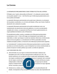 La Corona, Derecho Constitucional II UCM