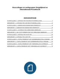 HC+WG Public International Law en Vergelijkend en Internationaal Privaatrecht