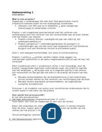 EUR Rechtsgeschiedenis probleem 1 t&sol;m 8