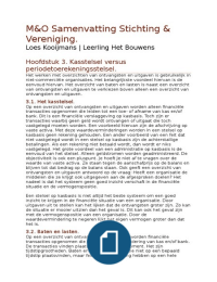 Samenvatting M&O Stichting en Vereniging VWO Hoofdstuk 3.