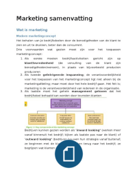 Marketing online book, samenvatting week 1 t/m 3