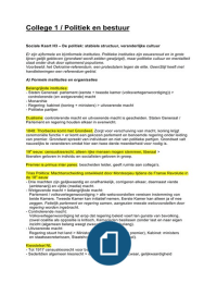 Samenvatting Binnenlandse Zaken beide boeken en colleges