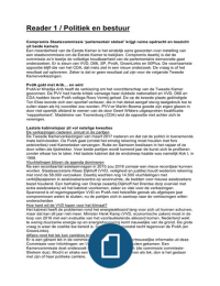 Samenvatting alle readers Binnenlandse Zaken
