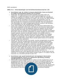 Samenvatting leerdoelen BMD KT blok B leerjaar 2