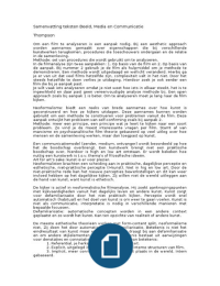 Samenvatting overige teksten - BMC