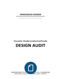 Dossier_VisueleOnderzoeksmethoden_DesignAudit
