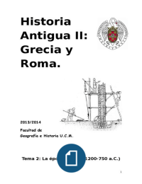 Historia Antigua II: Grecia y Roma 