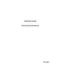 Oriëntatie Facility management verslag