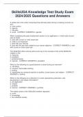 SkillsUSA Knowledge Test Study Exam  2024&sol;2025 Questions and Answers