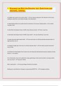 WASHINGTON WRITTEN DRIVERS TEST QUESTIONS AND  ANSWERS&comma; VERIFIED&lbrack;LATEST EXAM UPDATES&rsqb;