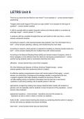 LETRS Unit 6 Questions and answers