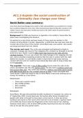 WJEC criminology unit 3 AC1.2 summary notes - Crime Scene to Courtroom ...