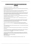 A1 DRIVING SCHOOL - FINAL TEST&sol;30 QUESTIONS AND ANSWERS