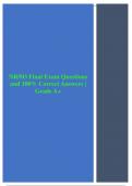 NR503 Final Exam Questions  and 100&percnt; Correct Answers &vert; Grade A&plus;