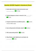 Hamlet &ndash; GCSE English Literature Exam Questions and Study Guide 2025