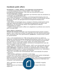 Samenvatting: Handboek public affairs - Frans van Drimmelen H1-5, 8