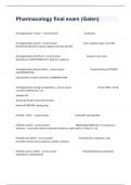 Pharmacology final exam &lpar;Galen&rpar; Actual Questions And Complete Detailed Answers&period;
