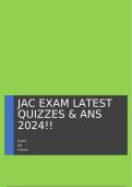 JAC EXAM LATEST QUIZZES & ANS 2024&excl;&excl;