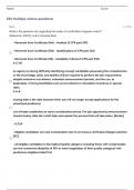 DEU CERTIFICATION STUDY NOTES &lpar;QUESTIONS &plus; ANSWERS&rpar; SCORED A&plus;