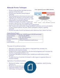 LT15 Molecular and Protein Techniques