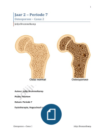Periode 7 - BOK casus 2 - Osteoporose