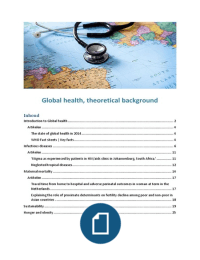 Global health, theoretical background 