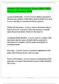 Hawaii Life Insurance Exam With 100&percnt; Correct Answers 2024