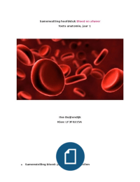 Anatomie 1: Bloed en Afweer 