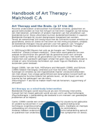 "Art Therapy and the Brain" Nederlandse Vertaling uit Handbook of Art therapy - Malchiodi&comma; C&period; - 