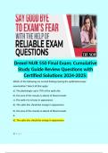 Drexel NUR 550 Final Exam&semi; Cumulative Study Guide Review Questions with Certified Solutions 2024-2025&colon; 