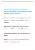 ISSA FINAL EXAM 2023-2024 &vert;ACTUAL COMPLETE  158EXAM QUESTIONS AND CORRECT ANSWERS &lpar;VERIFIED  ANSWERS &rpar; ALREADY GRADED A&plus;&period;
