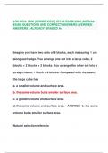 LSU BIOL 1202 &lpar;HRINCEVICH &rpar; CH 40 EXAM 2024 &vert;ACTUAL  EXAM QUESTIONS AND CORRECT ANSWERS &lpar;VERIFIED  ANSWERS &rpar; ALREADY GRADED A&plus;
