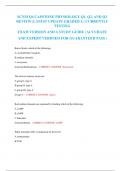 SCNM Q4 CAPSTONE PHYSIOLOGY Q1&comma; Q2&comma; AND Q3  REVIEW &vert;LATEST UPDATE GRADED A &vert; CURRENTLY  TESTING EXAM VERSION AND A STUDY GUIDE &vert; ACCURATE AND EXPERT VERIFIED FOR GUARANTEED PASS 