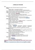 Medical Finals Cardiology Revision Summary