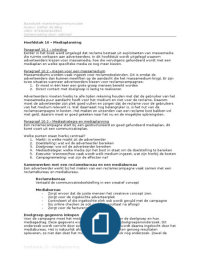 Basisboek Marketingcommunicatie - HS 10&colon; Mediaplanning