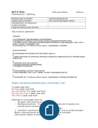 BKT B Taal&period; Leerstof 