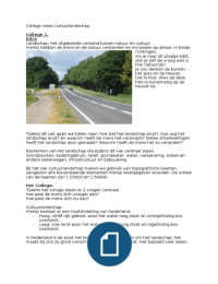 College reeks voor cultuurlandschappen van Nederland&period;