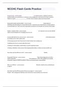 NCCHC Flash Cards Practice Guide Questions And Answers 100&percnt; Verified&period;