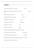 CCHP 7 Study Guide With Practical Exam&period;