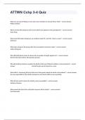 ATTWN Cchp 3-4 Quiz Complete And Verified And Answers Solution&period;