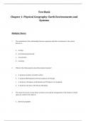 Question Bank in line with Physical Geography&comma;Gabler&comma;9e
